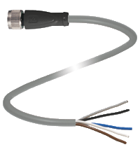 P+F 母头连接器 V15-G-1,3M-PVC
