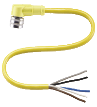 P+F 母头连接器 V15-W-YE5M-PVC