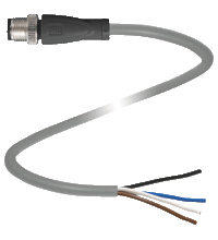 P+F 缆线连接器 V1S-G-0,5M-PVC