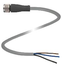 P+F 母头连接器 V11-G-15M-PUR