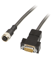 P+F 适配器 M12 x 1（Sub-D 型） V19-G-0,5M-PUR-ABG-SUBD9