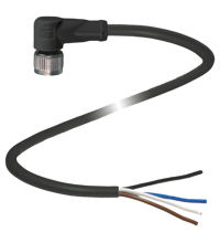 P+F 母头连接器 V1-W-BK8M-PVC-U