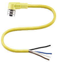 P+F 母头连接器 V1-W-YE10M-PUR-H/S