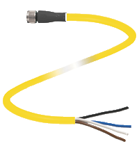 P+F 母头连接器 V31-GM-YE2M-PVC-U
