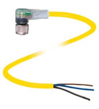 P+F 母头连接器 V1-W-E0-YE2M-PVC-U