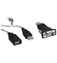 P+F 转换器 USB/RS 232 USB-0,8M-PVC ABG-SUBD9