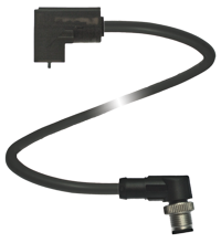 P+F 阀门连接器线组 VMC-2+P/Z2-0,3M-PUR-V1-W