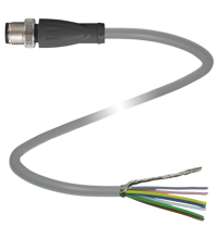 P+F 缆线连接器，带屏蔽 V19S-G-3M-PUR-ABG
