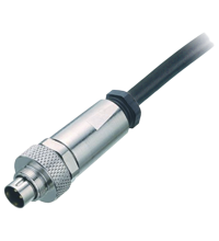 P+F 缆线连接器，带屏蔽 V38S-G-10M-PUR-ABG
