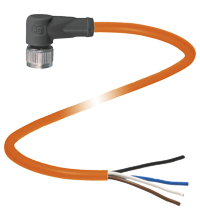 P+F 母头连接器 V1-W-OR5M-PUR-A