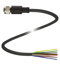 P+F 母头连接器 V19-G-BK5M-PUR-IEC