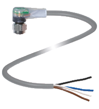 P+F 母头连接器 V1-WV4A-A2-5M-PVC