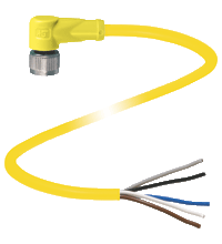 P+F 母头连接器 V15-W-S-YE5M-PUR-A