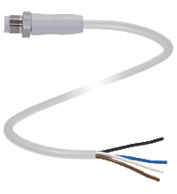 P+F 缆线连接器 V1S-GV4A-5M-PP-W1