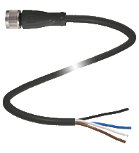 P+F 母头连接器 V1-G-BK5M-PUR-Y70100962