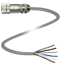 P+F 母头连接器 V15B-G-15M-LIHCH-TP