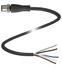 P+F 缆线连接器 V15S-G-BK3M-PUR-U