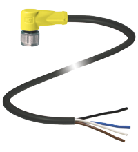 P+F 母头连接器 V1-W-S-BK5M-PUR-A