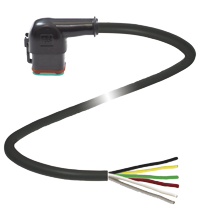 P+F 母头连接器 DT6S-W-BK3M-PVC-U2