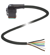 P+F 母头连接器 DT6S-W-BK6M-PUR/1,5