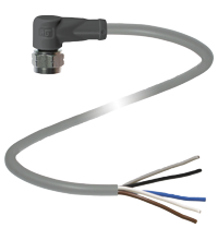 P+F 母头连接器 V15-WV4A-5M-PVC