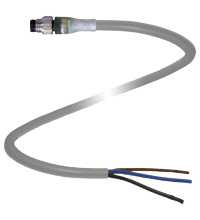 P+F 缆线连接器 V3S-GM-E2-2M-PVC