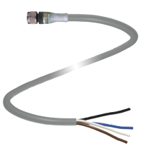P+F 母头连接器 V31-GM-A2-5M-PUR
