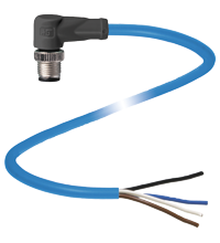 P+F 缆线连接器，NAMUR V1S-W-N4-0,5M-PVC