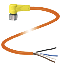 P+F 母头连接器 V1-W-S-OR5M-PUR-A
