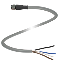 P+F 母头连接器 V31-GMV4A-5M-PUR