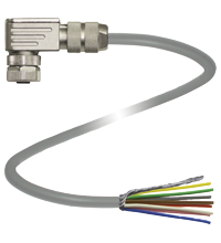 P+F 连接电缆 V19-W-5M-PVC-TP