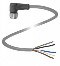 P+F 缆线插座，带屏蔽 V1-W-3,7M-PUR-ABG
