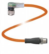 P+F 连接电缆 V15-W-E8-OR5M-PUR-A1-V15-G