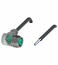 P+F 母头连接器 V1-WV4A-A2-BK5M-PUR-U